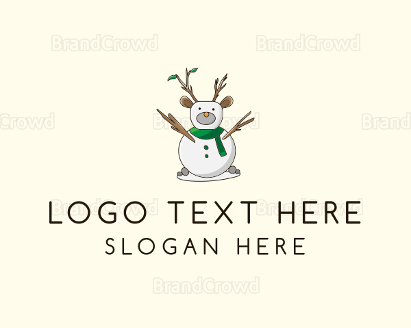 Bear Snowman Bear Logo