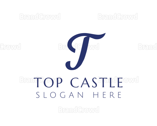 Simple Elegant Cursive Logo