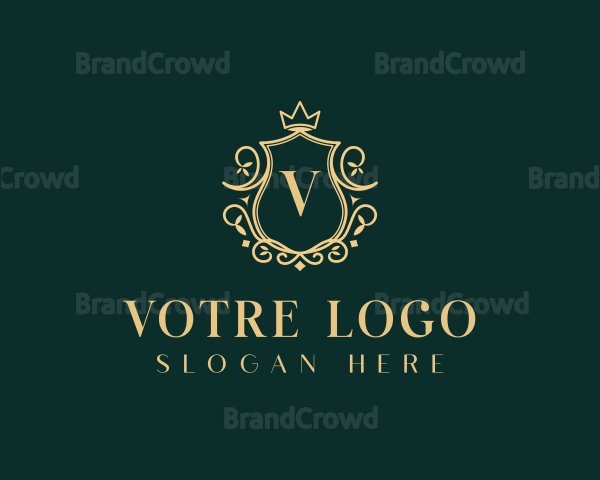 Royal Crown Wreath Logo