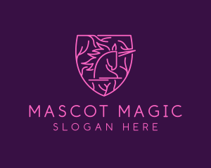 Magical Unicorn Myth logo design