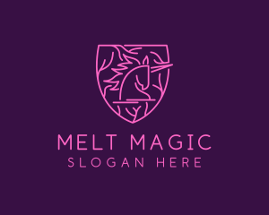 Magical Unicorn Myth logo design