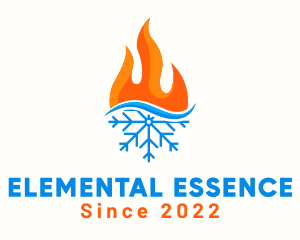 Element - Fire Snow Thermal logo design