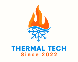 Fire Snow Thermal  logo design