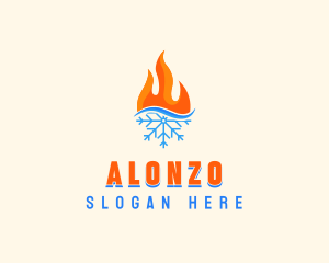 Fire Snow Thermal  logo design