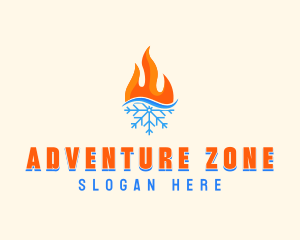 Fire Snow Thermal  logo design