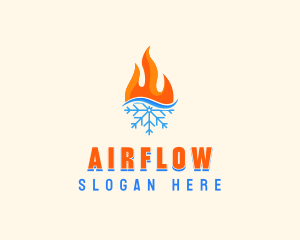 Fire Snow Thermal  logo design