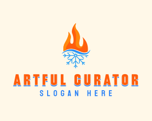 Fire Snow Thermal  logo design