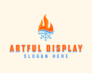 Fire Snow Thermal  logo design