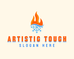 Fire Snow Thermal  logo design