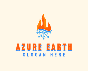 Fire Snow Thermal  logo design