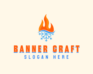 Fire Snow Thermal  logo design