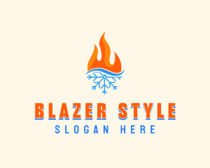 Fire Snow Thermal  logo design