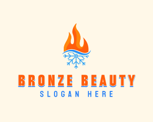 Fire Snow Thermal  logo design