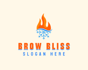 Fire Snow Thermal  logo design