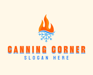 Fire Snow Thermal  logo design