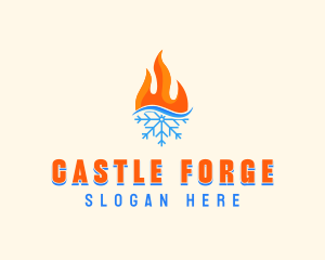 Fire Snow Thermal  logo design