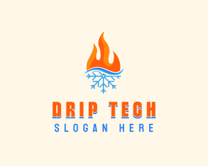 Fire Snow Thermal  logo design