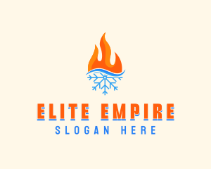 Fire Snow Thermal  logo design