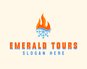 Fire Snow Thermal  logo design