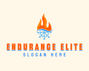 Fire Snow Thermal  logo design