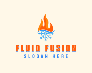 Fire Snow Thermal  logo design