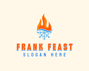 Fire Snow Thermal  logo design