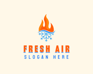 Fire Snow Thermal  logo design