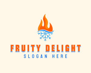 Fire Snow Thermal  logo design