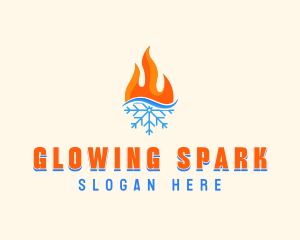 Fire Snow Thermal  logo design