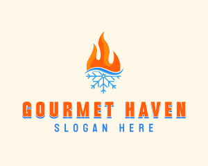 Fire Snow Thermal  logo design