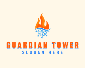 Fire Snow Thermal  logo design