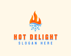 Fire Snow Thermal  logo design