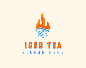 Fire Snow Thermal  logo design