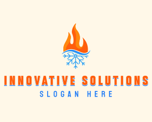 Fire Snow Thermal  logo design