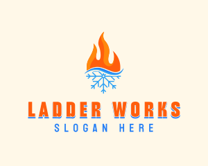 Fire Snow Thermal  logo design