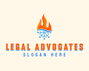 Fire Snow Thermal  logo design