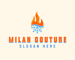 Fire Snow Thermal  logo design