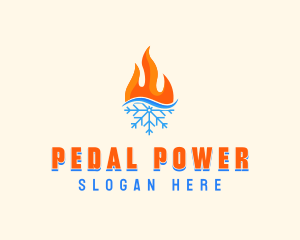 Fire Snow Thermal  logo design