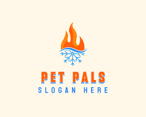 Fire Snow Thermal  logo design