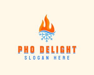 Fire Snow Thermal  logo design