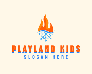 Fire Snow Thermal  logo design