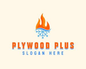 Fire Snow Thermal  logo design