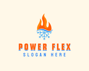 Fire Snow Thermal  logo design