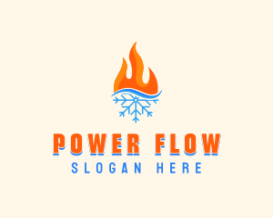 Fire Snow Thermal  logo design