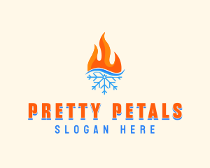 Fire Snow Thermal  logo design