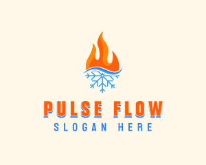 Fire Snow Thermal  logo design