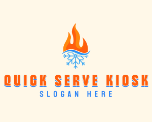 Fire Snow Thermal  logo design