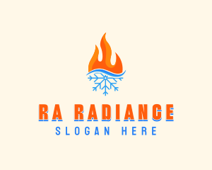 Fire Snow Thermal  logo design