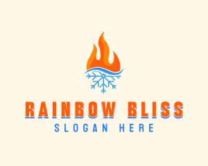 Fire Snow Thermal  logo design