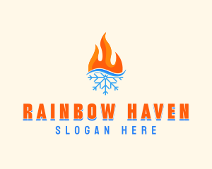 Fire Snow Thermal  logo design